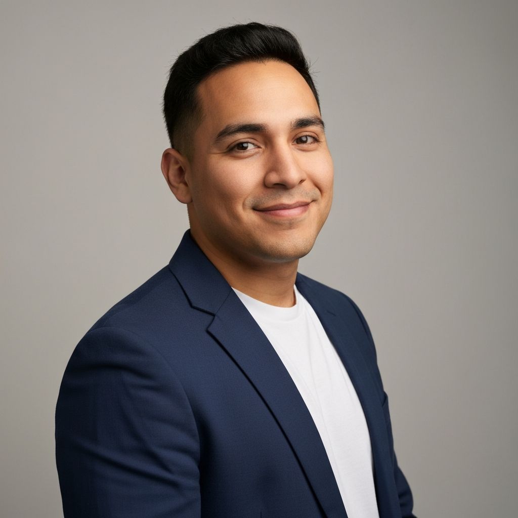 Jake Martinez, 28, Marketing Manager - Professional headshot of verified Diderot user